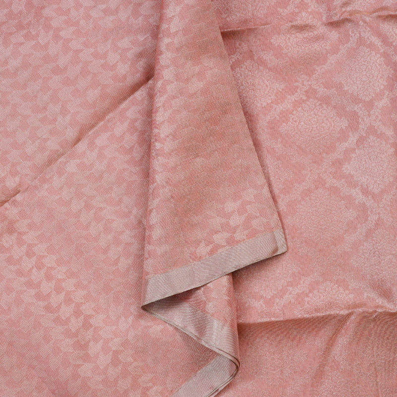 Hayagrivas Peach Tissue Handloom Soft Silk Saree KBD1776A14-2