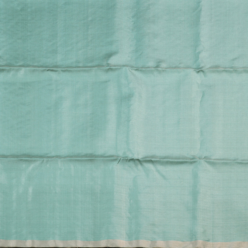 Hayagrivas Sea Blue Tissue Handloom Soft Silk Saree KBD1776A14-3