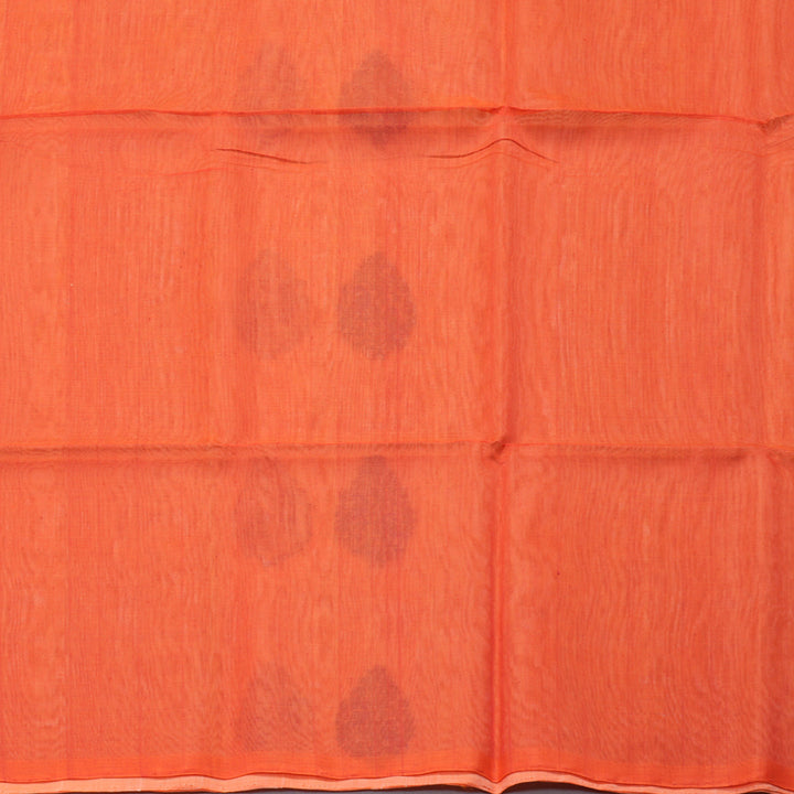 Hayagrivas Handloom Kora Silk Cotton Saree in Soft and Pastel Light Peach Orange KBD1779A2-103
