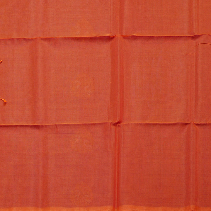 Hayagrivas Handloom Kora Silk Cotton Saree in Enchanting Blue KBD1779A2-31