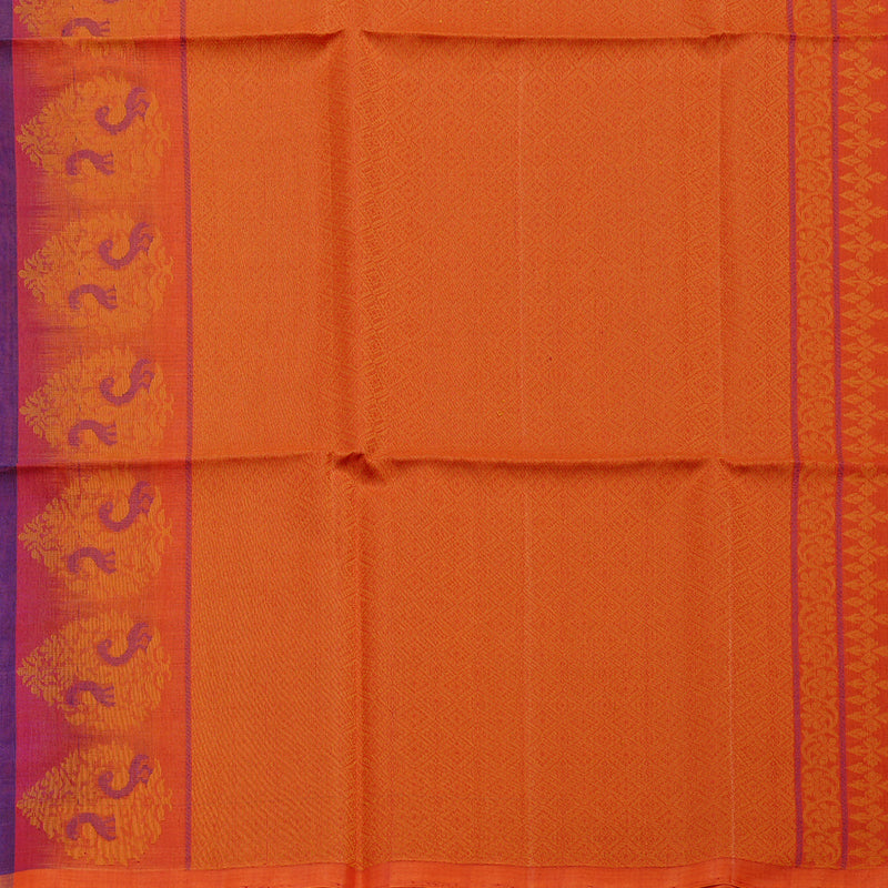 Hayagrivas Handloom Kora Silk Cotton Saree in Enchanting Blue KBD1779A2-31