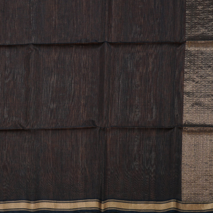 Hayagrivas Handloom Kora Silk Cotton Saree in Ethereal Sandal KBD1779A2-44