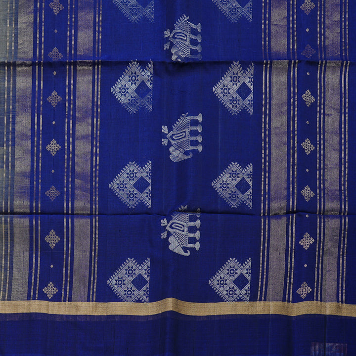 Hayagrivas Handloom Kora Silk Cotton Saree in Stunning Grey KBD1779A2-58