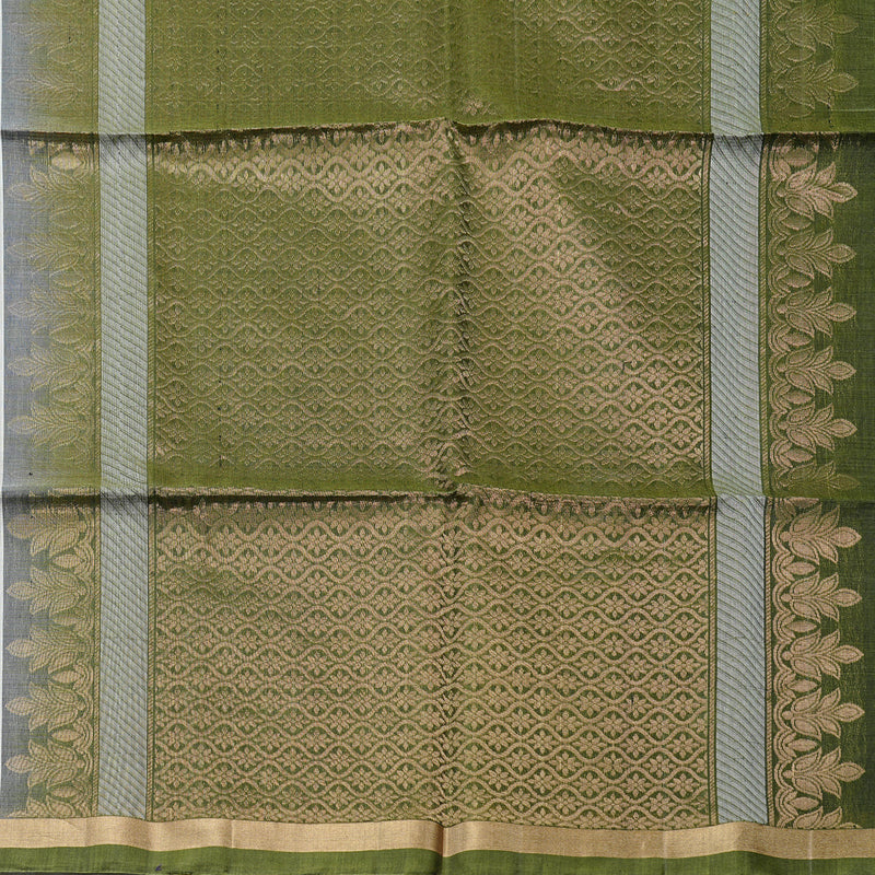 Hayagrivas Handloom Kora Silk Cotton Saree in Ethereal Half White KBD1779A2-67