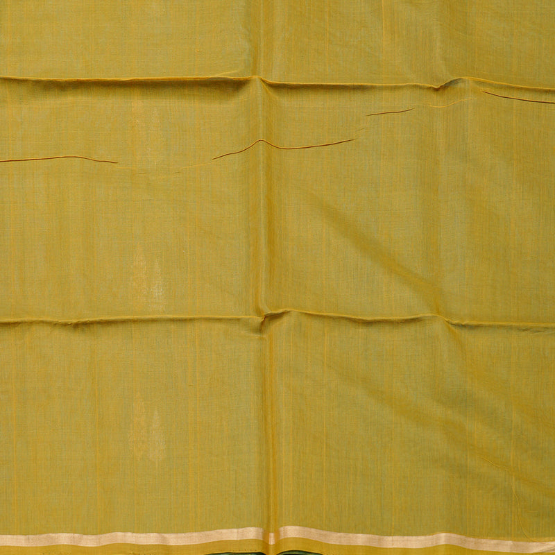 Hayagrivas Handloom Kora Silk Cotton Saree in Luxurious Teal Blue KBD1779A2-70