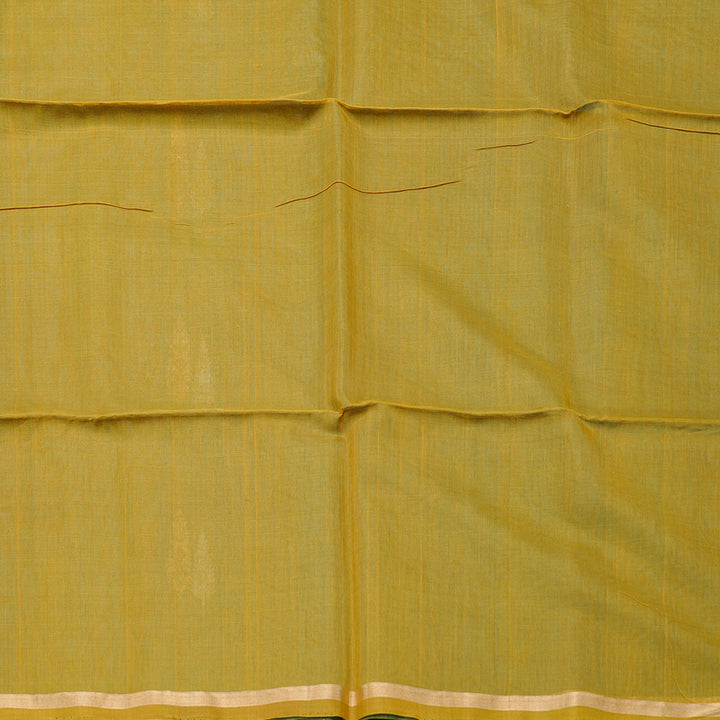 Hayagrivas Handloom Kora Silk Cotton Saree in Luxurious Teal Blue KBD1779A2-70