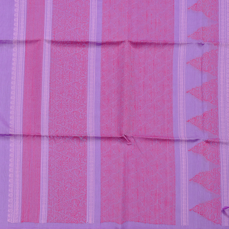 Hayagrivas Handloom Kora Silk Cotton Saree in Soothing Lavender KBD1779A2-88