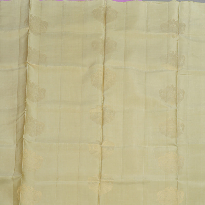 Hayagrivas Handloom Pure Beige Soft Silk Saree KBD1788A2-7