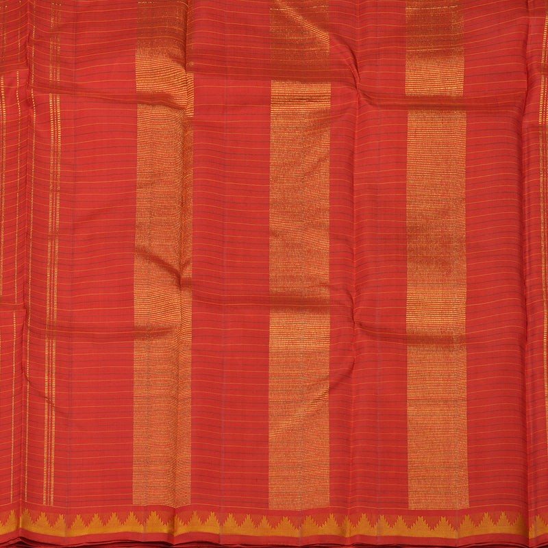Hayagrivas Handloom Red Kanjivaram Silk Saree KBD1792A2-1