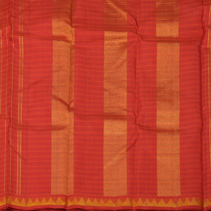 Hayagrivas Handloom Red Kanjivaram Silk Saree KBD1792A2-1