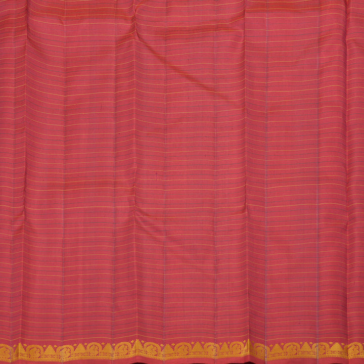 Hayagrivas Rich Maroon Handloom Kanjivaram Silk Saree KBD1792A2-2
