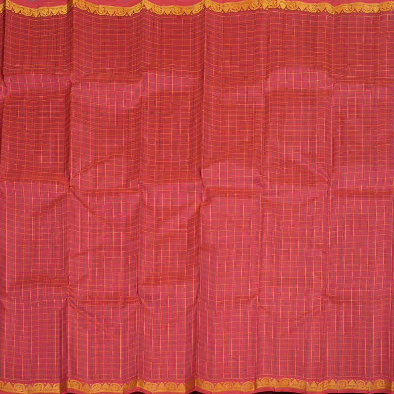 Hayagrivas Rich Maroon Handloom Kanjivaram Silk Saree KBD1792A2-2