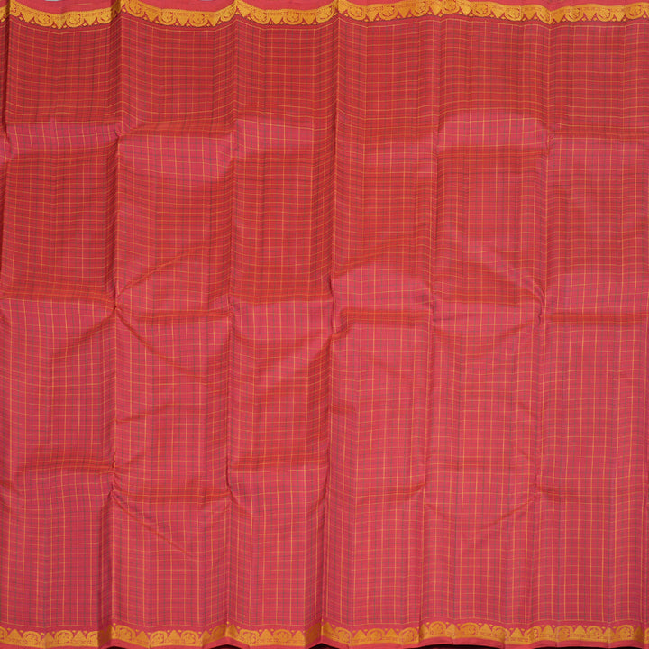 Hayagrivas Rich Maroon Handloom Kanjivaram Silk Saree KBD1792A2-2