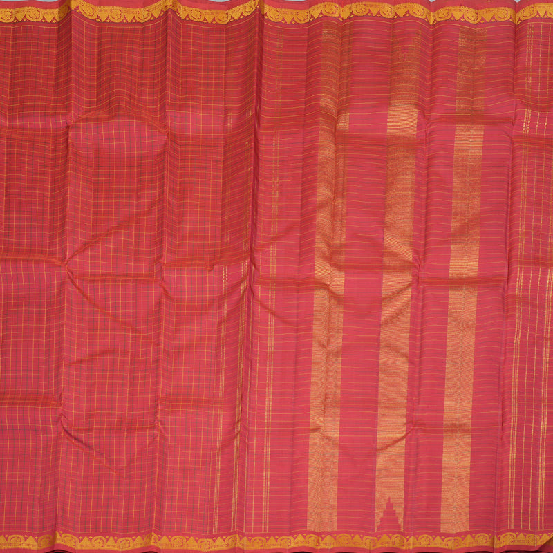 Hayagrivas Rich Maroon Handloom Kanjivaram Silk Saree KBD1792A2-2