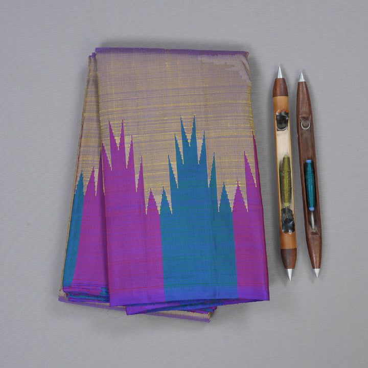Hayagrivas Handloom Temple Border Kanjivaram Silk Saree KBD1798B5-3
