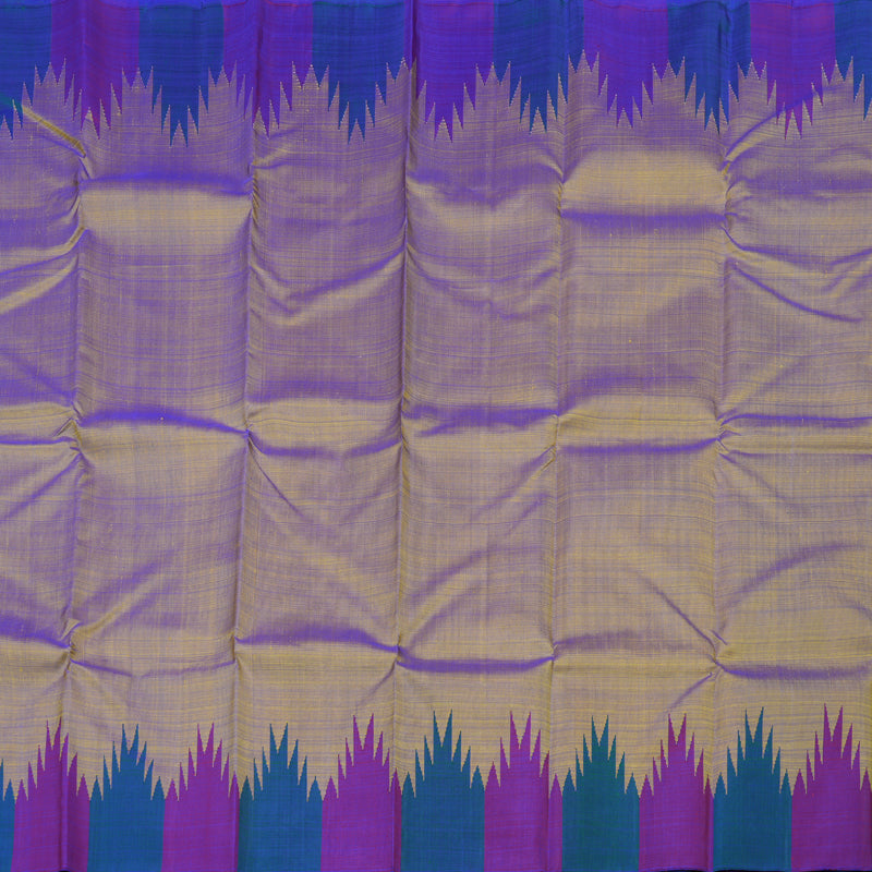Hayagrivas Handloom Temple Border Kanjivaram Silk Saree KBD1798B5-3