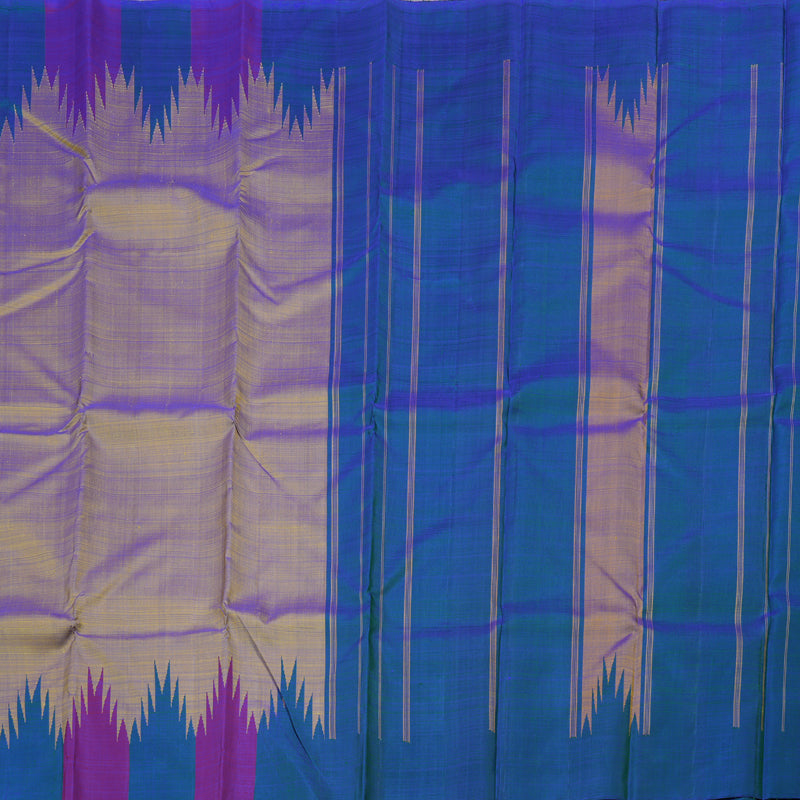 Hayagrivas Handloom Temple Border Kanjivaram Silk Saree KBD1798B5-3