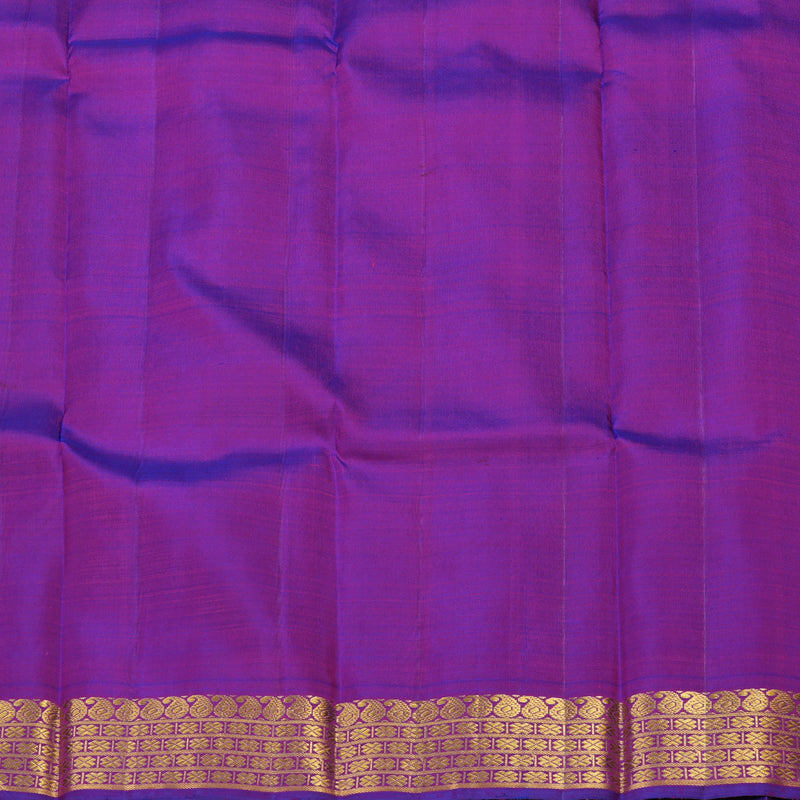 Hayagrivas Handloom Pure Kanjivaram Silk Saree in Glossy Fluorescent Green KBD1798B9-1