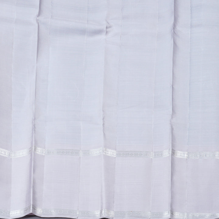 Hayagrivas Handloom Kanjivaram Silk Saree in Serene Light Sky Blue KBD1802B4-1