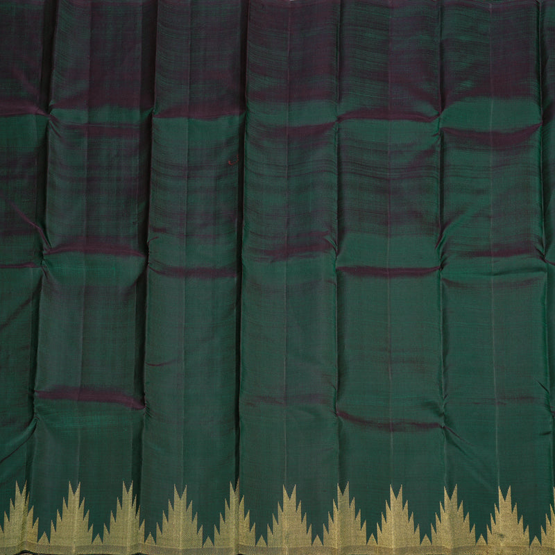 Hayagrivas Handloom Temple Border Kanjivaram Silk Saree KBD1804B2-1