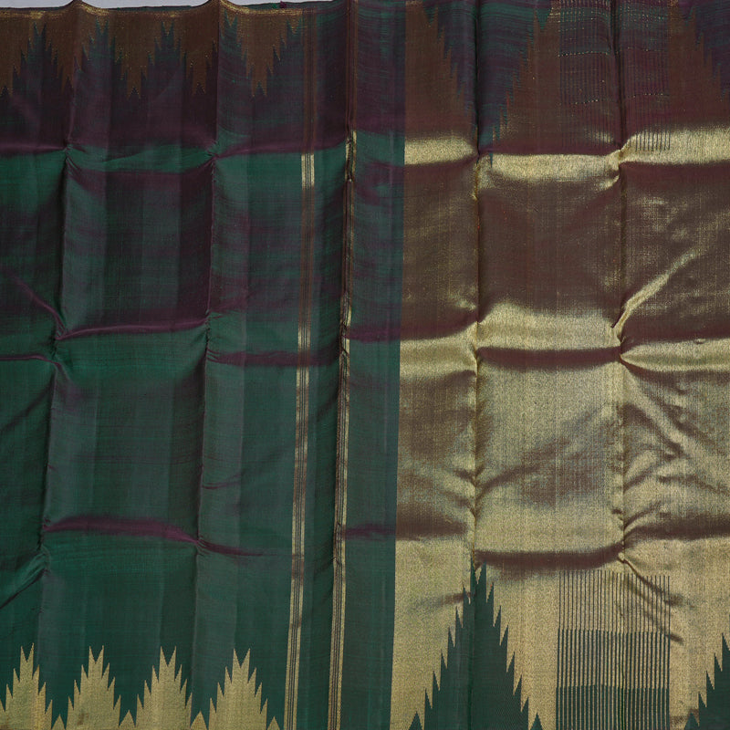 Hayagrivas Handloom Temple Border Kanjivaram Silk Saree KBD1804B2-1