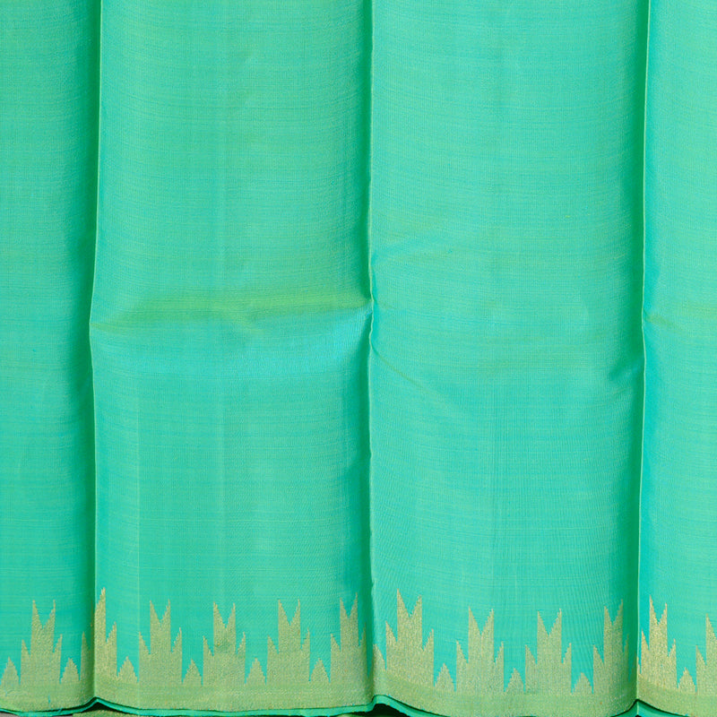 Hayagrivas Handloom Temple Border Kanjivaram Silk Saree KBD1804B4-1