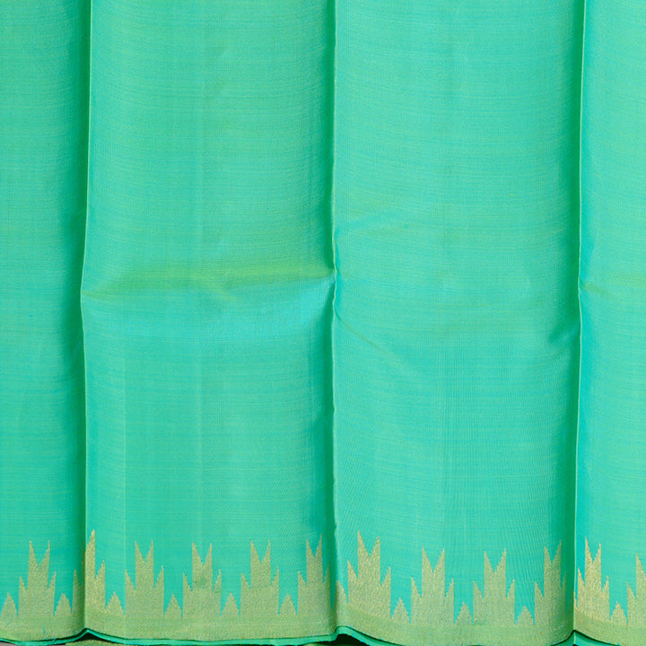 Hayagrivas Handloom Temple Border Kanjivaram Silk Saree KBD1804B4-1