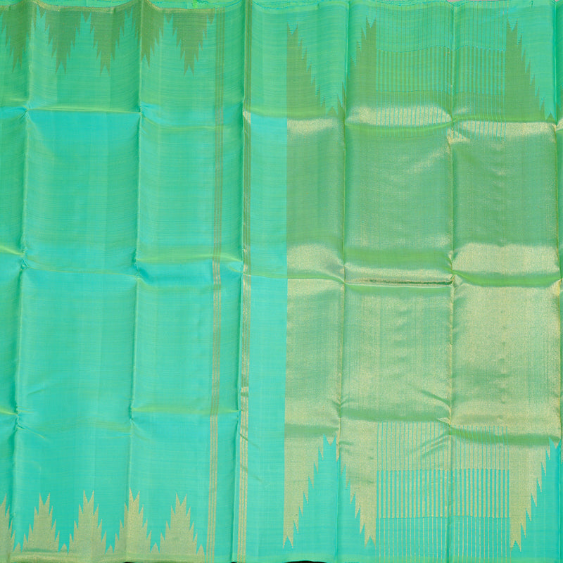 Hayagrivas Handloom Temple Border Kanjivaram Silk Saree KBD1804B4-1