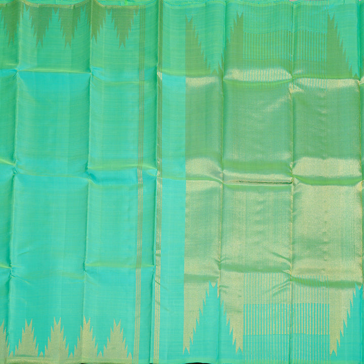 Hayagrivas Handloom Temple Border Kanjivaram Silk Saree KBD1804B4-1