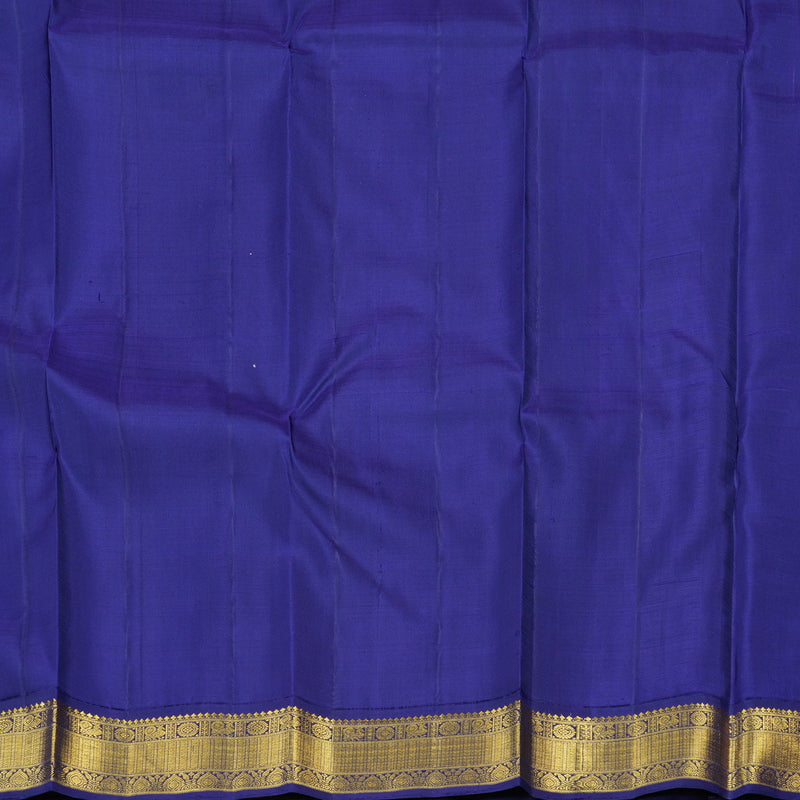 Hayagrivas Lilac Color Handloom Kanjivaram Silk Saree with Blue Border with KBD1811B4-1