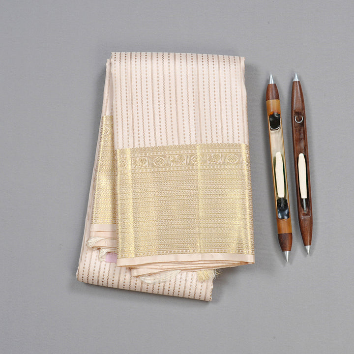 Hayagrivas Sandal Handloom Kanjivaram Silk Saree KBD1815B10-1