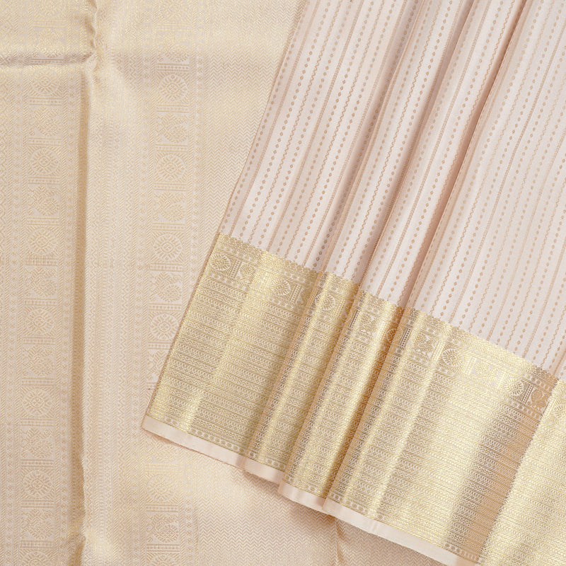 Hayagrivas Sandal Handloom Kanjivaram Silk Saree KBD1815B10-1