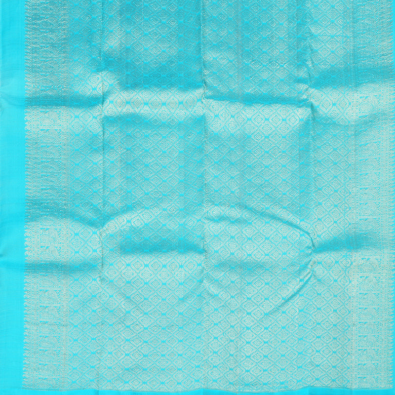 Hayagrivas Handloom Kanjivaram Silk Saree in Royal Red KBD1815B15-7