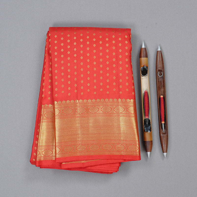 Hayagrivas Handloom Kanjivaram Silk Sarees in Regal Red KBD1828B7-4