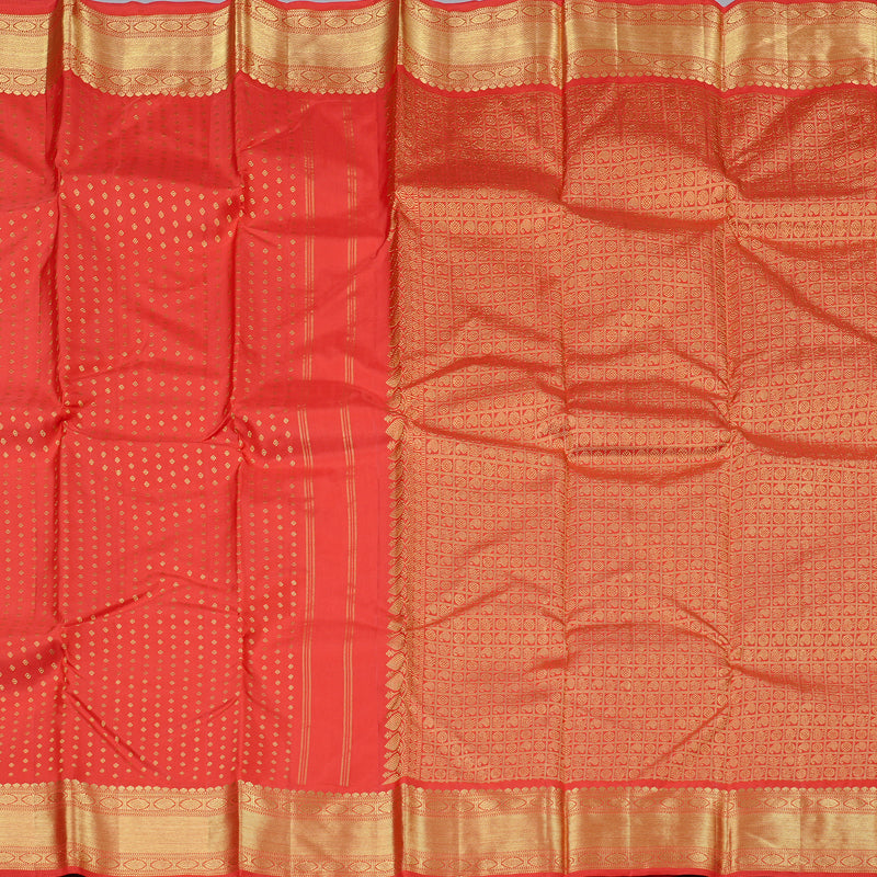 Hayagrivas Handloom Kanjivaram Silk Sarees in Regal Red KBD1828B7-4