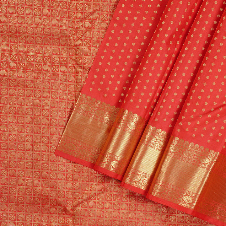 Hayagrivas Handloom Kanjivaram Silk Sarees in Regal Red KBD1828B7-4