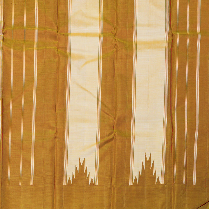 Hayagrivas Handloom Temple Border Kanjivaram Silk Saree KBD1833B2-1