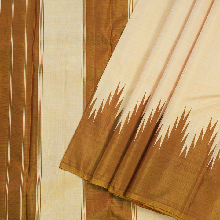 Hayagrivas Handloom Temple Border Kanjivaram Silk Saree KBD1833B2-1