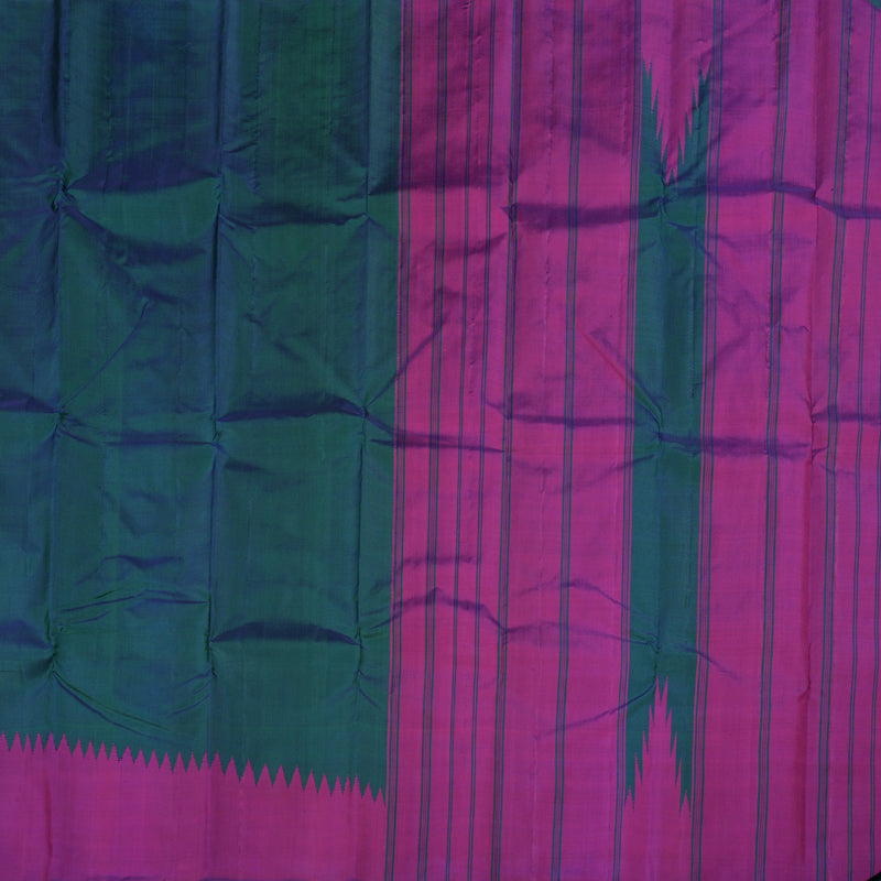 Hayagrivas Handloom Raising Border  Kanjivaram Silk Saree KBD1835B3-2