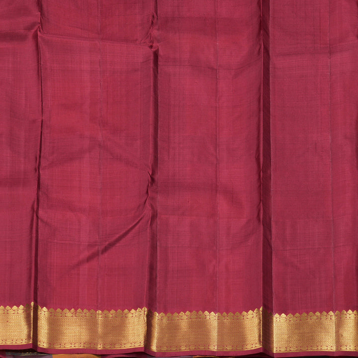 Hayagrivas Handloom Kanjivaram Silk Saree in Radiant Multicolour Checks KBD1835B6-1