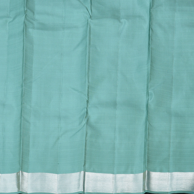 Hayagrivas Handloom Kanjivaram Silk Saree in Ethereal Powder Blue KBD1837B2-1