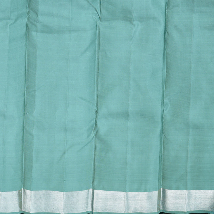 Hayagrivas Handloom Kanjivaram Silk Saree in Ethereal Powder Blue KBD1837B2-1