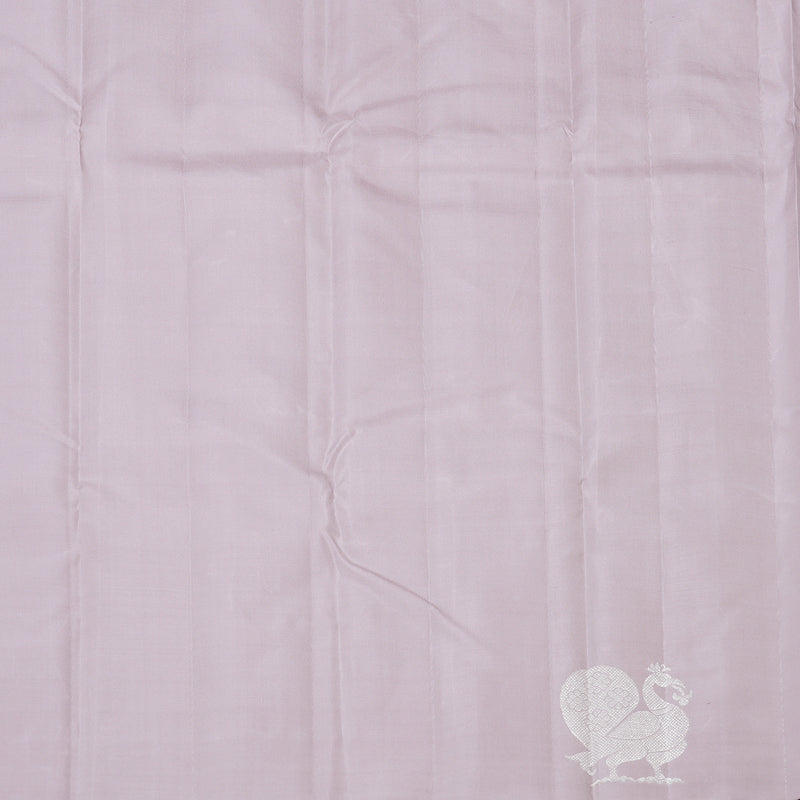 Hayagrivas Light Lilac Colour Handloom Kanjivaram Silk Saree KBD1837B26-1