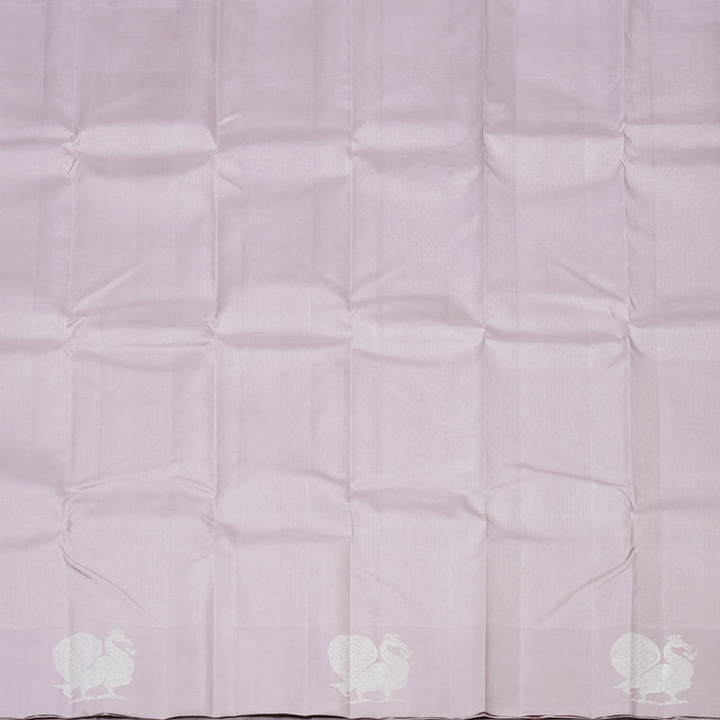 Hayagrivas Light Lilac Colour Handloom Kanjivaram Silk Saree KBD1837B26-1
