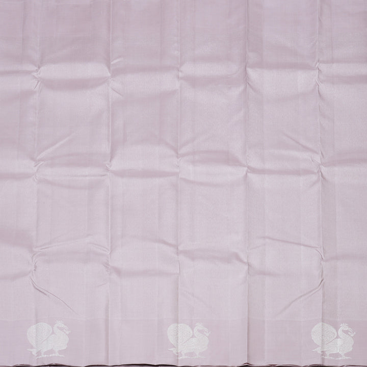 Hayagrivas Light Lilac Colour Handloom Kanjivaram Silk Saree KBD1837B26-1