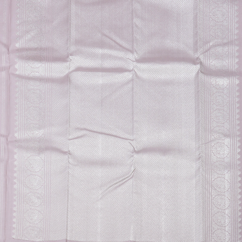 Hayagrivas Light Lilac Colour Handloom Kanjivaram Silk Saree KBD1837B26-1