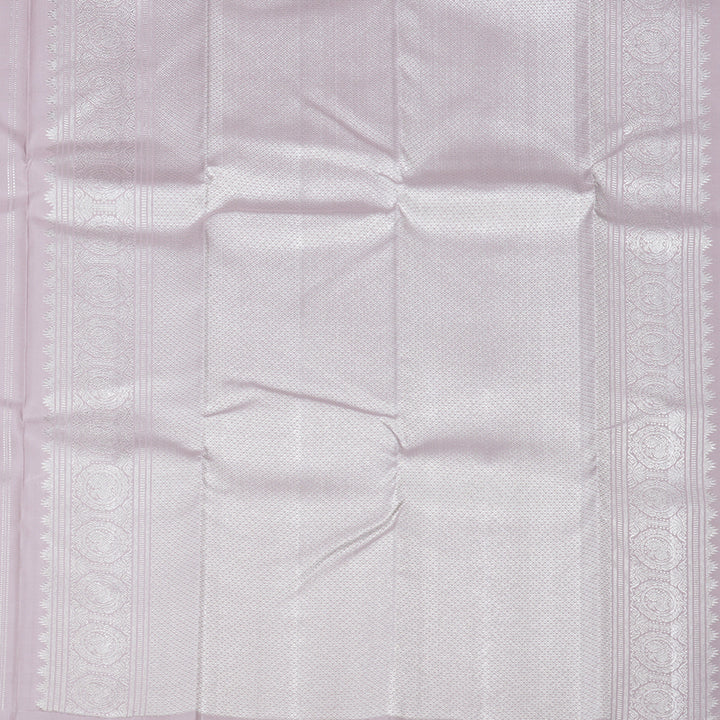 Hayagrivas Light Lilac Colour Handloom Kanjivaram Silk Saree KBD1837B26-1