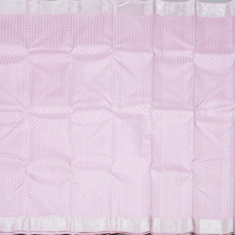 Hayagrivas Baby Pink Handloom Kanjivaram Silk Saree KBD1837B29-1