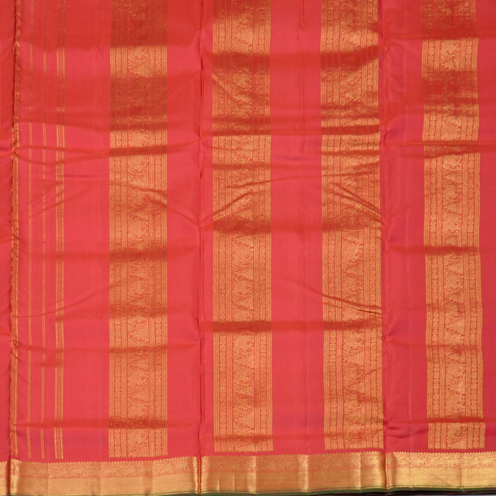 Hayagrivas Red Handloom Kanjivaram Ten Yards Silk Saree KBD1840B4-2