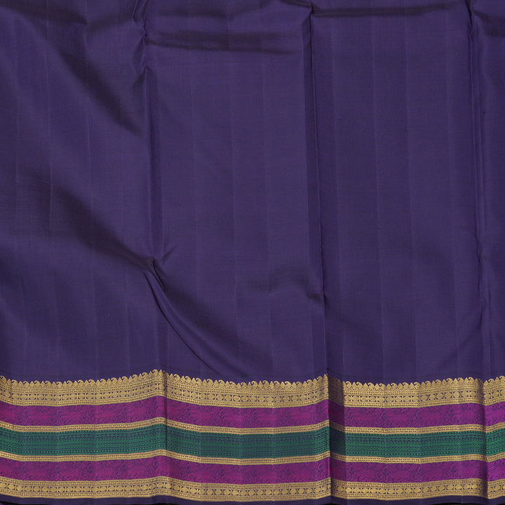 Hayagrivas Handloom Kanjivaram Silk Saree in Tranquil Sky Blue KBD1842B2-1